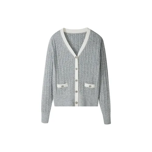 HLA Sweaters Women's Heather Gray Y3