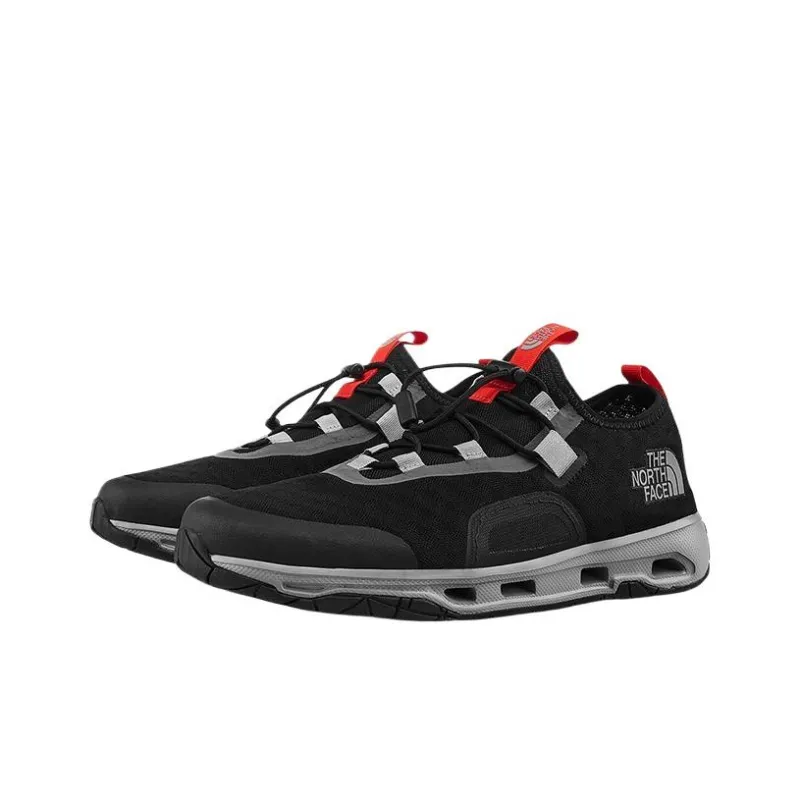 THE NORTH FACE Quick-Dry Support Grip Mid-Top Hiking Shoes Men's Black-1