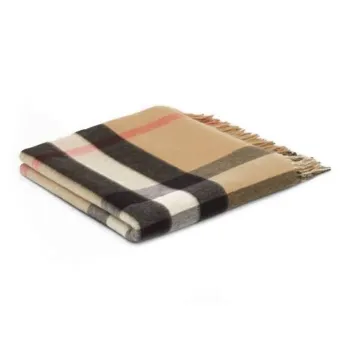 Burberry Exaggerated Check Cashmere Blanket