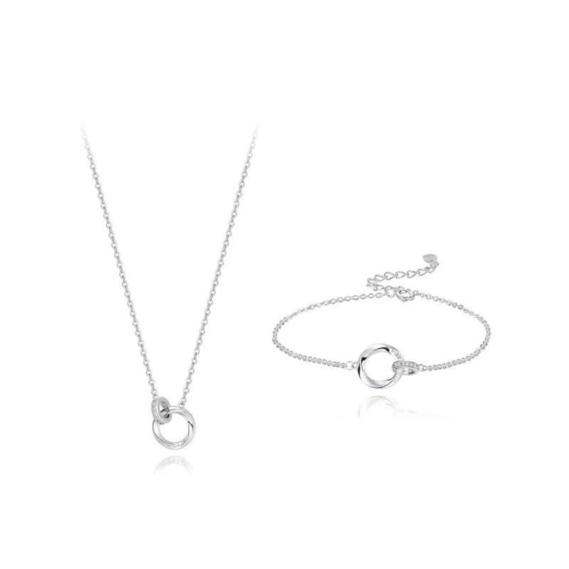 Silver Trim Sterling Silver 999 Necklaces Women's-10