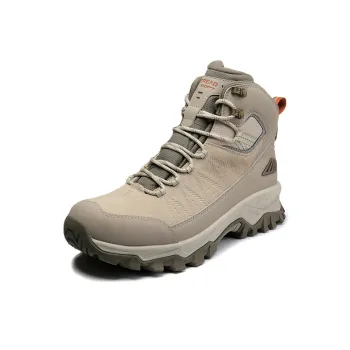 TOREAD Anti Slip Wear Resistant Mid Top Hiking Shoes Men's Brown