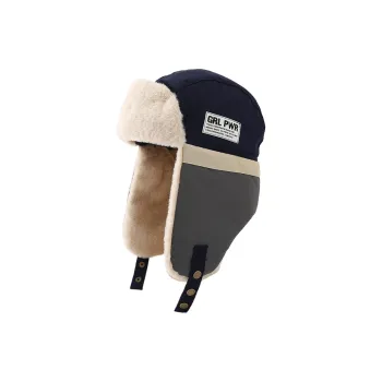 NOMK Cotton Trapper Hats Unisex Navy Blue/Coffee/Blue/Beige