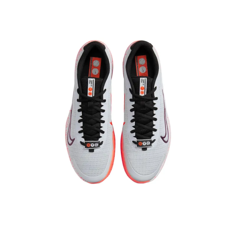 Nike Court Vapor Lite 2 Hc Premium Pure Platinum Hyper Crimson Black-3
