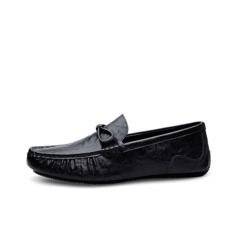Bull charm Gommino Loafers Men-0