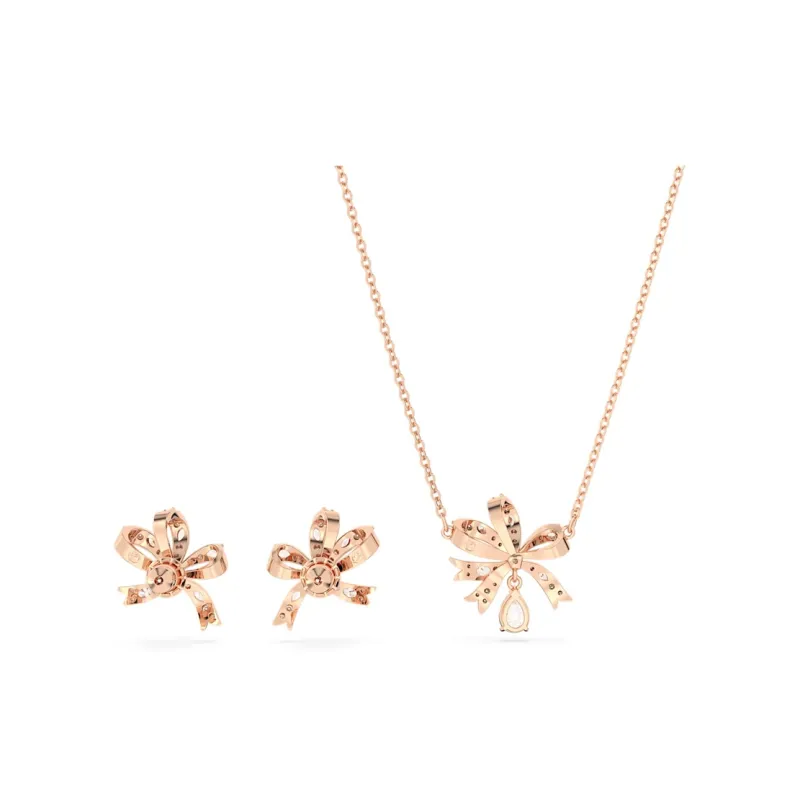Swarovski Hyperbola Collection Rose Gold Tone Plated Necklaces Women's-1
