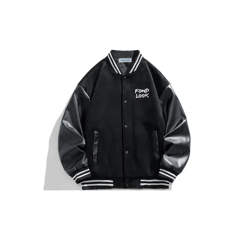 FONDLOOK Baseball Jacket Unisex-1