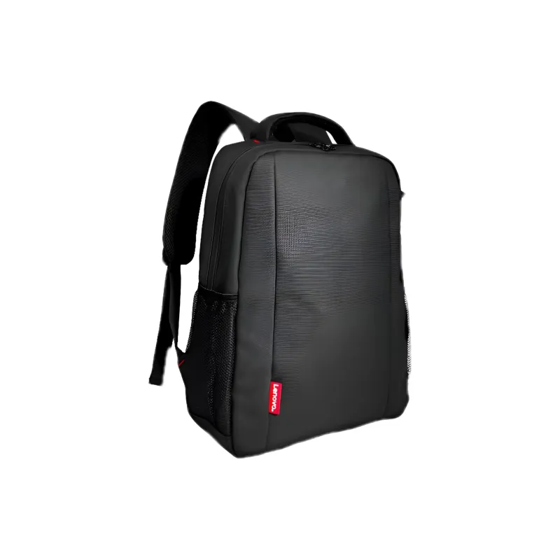 Lenovo Polyester Laptop Backpacks Large Size Men's Black-1