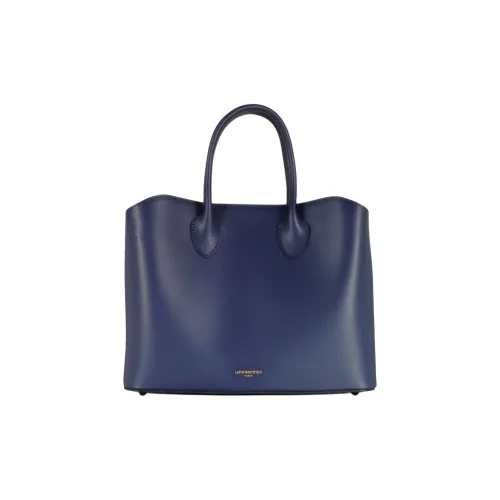 Le Parmentier Genuine Leather Shoulder Bag Crossbody Bag Handbag Regular Women's Marine Blue