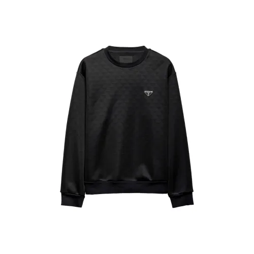 PRADA Sweatshirts Men Black