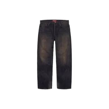 Supreme SS24 Jeans Unisex Washed Indigo 34