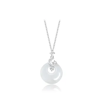 WANLIACC Chalcedony Necklaces Women's