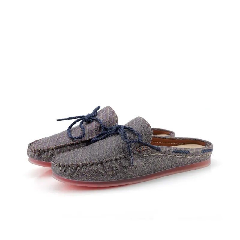 KUPE Slip Resistant Abrasion Resistant Wrap toe Slippers Men's-6
