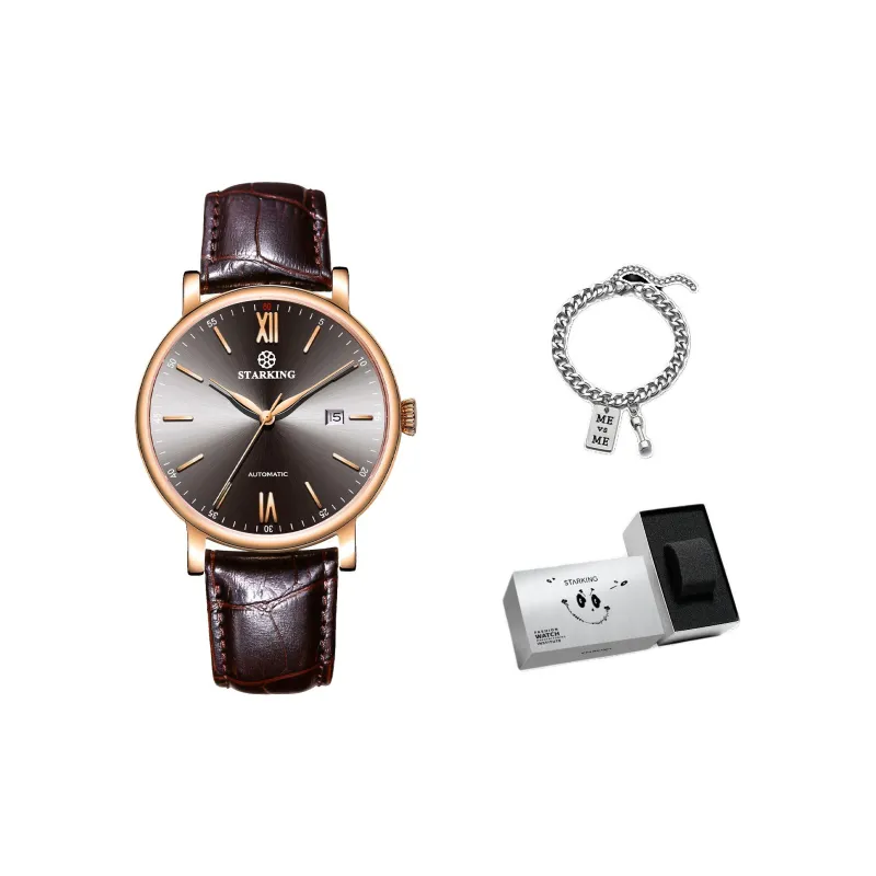 STARKING Automatic Mechanical Movement Watch Men's Watches White Dial-2