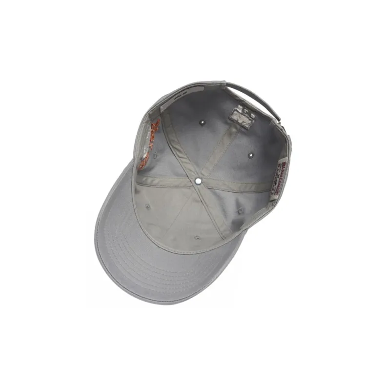 MLB Cotton Baseball Caps Unisex Silver Gray-3