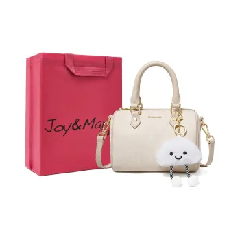 Joy&Mario Synthetic Leather Commute Bag Boston Bag Pillow Bag Crossbody Handbag Small Size Women's