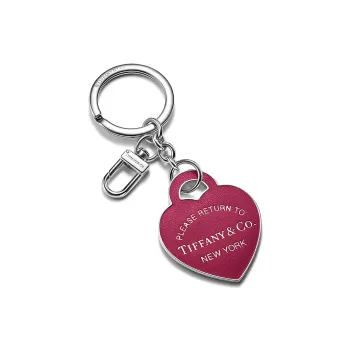TIFFANY & CO. Keychains Unisex Fuchsia