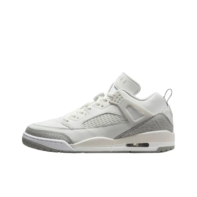 Air Jordan Spizike Low 'Summit White Metallic Silver'-0