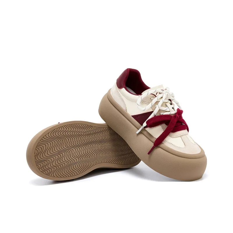 HARSON Skateboard Shoes Anti-Slip And Wear-Resistant Lightweight Low-Top Casual Shoes Women's-4