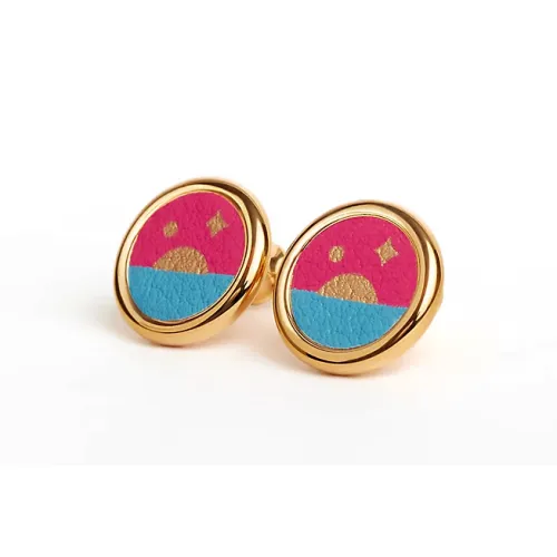 HERMES Stud Earrings Women's