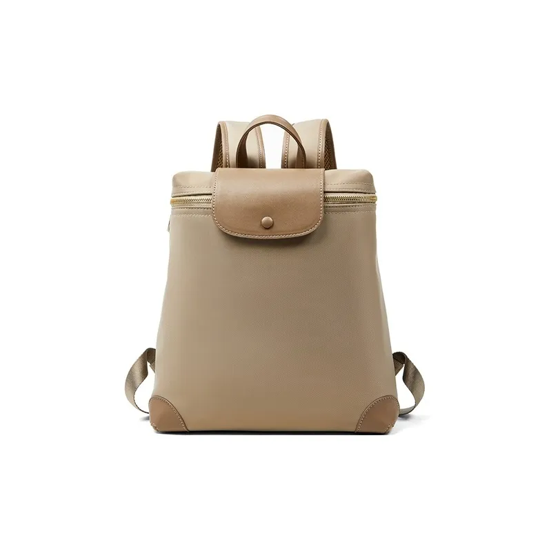 Teenmix Nylon Laptop Backpack Bag Women's Black/Khaki/Blue-17