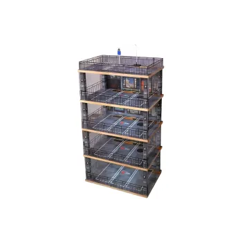 Kavi 1 24 LED Lit Dust Resistant Toy Car Storage Parking Lot Model Accessories