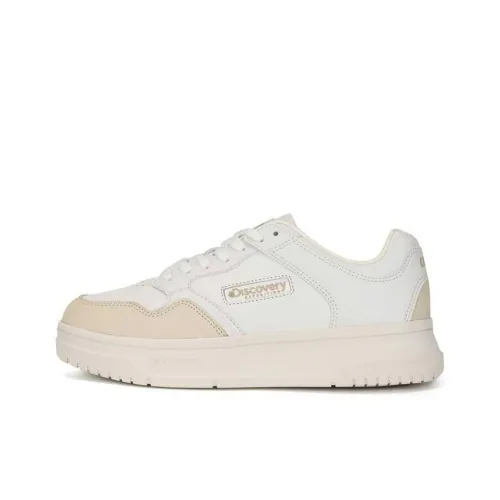 Discovery Expedition Anti-Slip Wear-Resistant Low-Top Skateboard Shoes Women's Beige