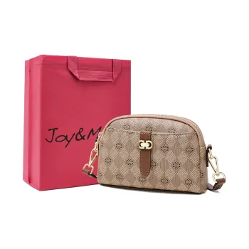 Joy&Mario PVC Elegant Practical Lightweight Commute Regular Women's Khaki/Caramel Coffee