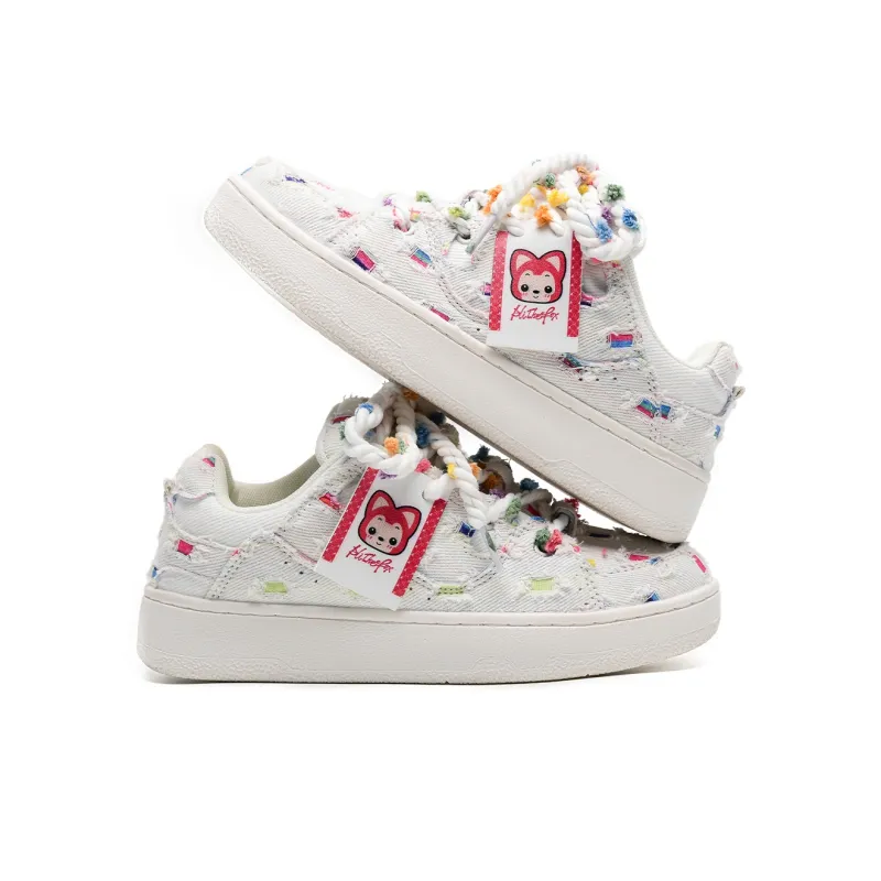 ALI THE FOX Abrasion Resistant Balance Lightweight Low Top Skateboard Shoes Unisex-4