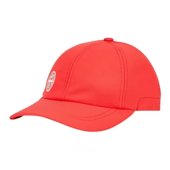 STONE ISLAND Blend Baseball Caps Unisex Red