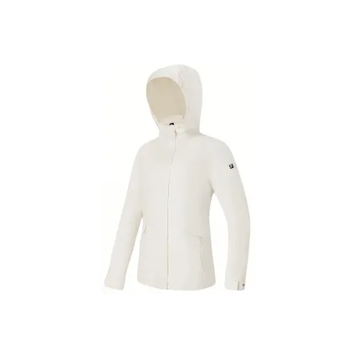 FILA Windbreaker Jackets Women's Cloud White