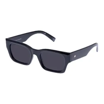 Le Specs Square Sunglasses Women's Black