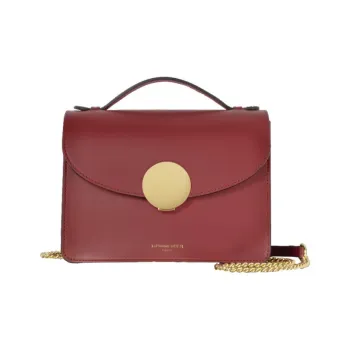 Le Parmentier Calfskin Portable Crossbody Bag Shoulder Bag Regular Women's Burgundy