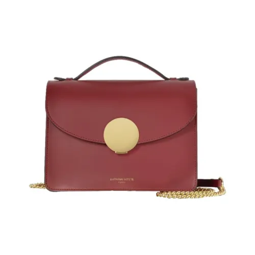 Le Parmentier Calfskin Portable Crossbody Bag Shoulder Bag Regular Women's Burgundy