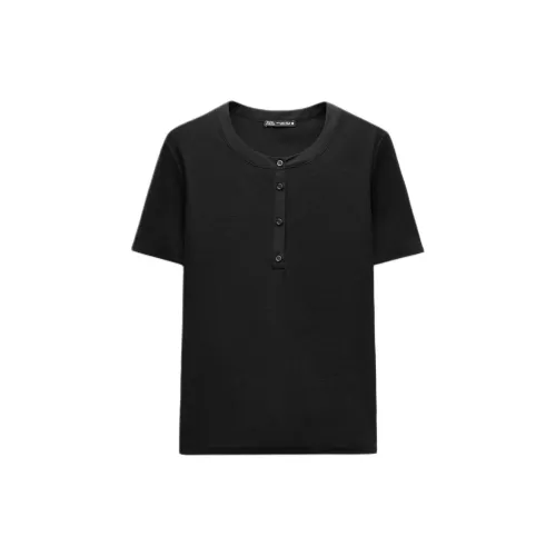 ZARA T-Shirts Women's Black