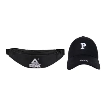 PEAK Nylon Shoulder Bags Fanny Pack Regular Unisex Black