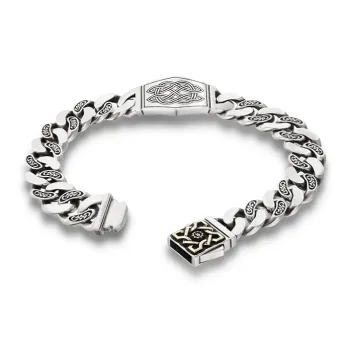ROCK&RIDE 925 Sterling Silver Bracelets Men's