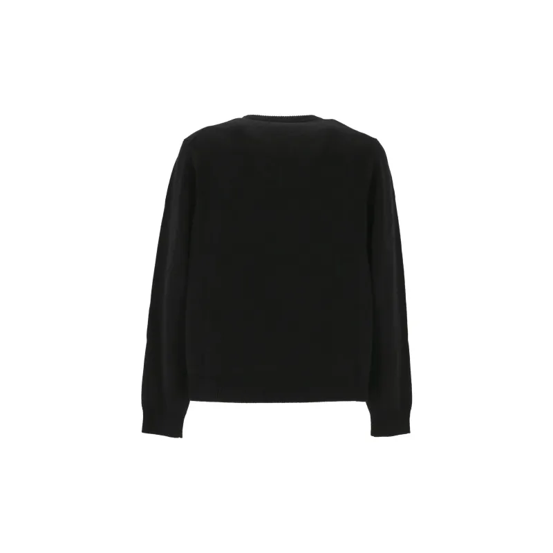 GUCCI Logo Intarsia Knit Sweaters-1