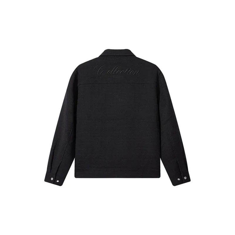 Cabbeen Jackets Coats Men's Coal Black-2