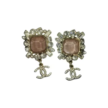 CHANEL   Stud Earrings Women's Gold