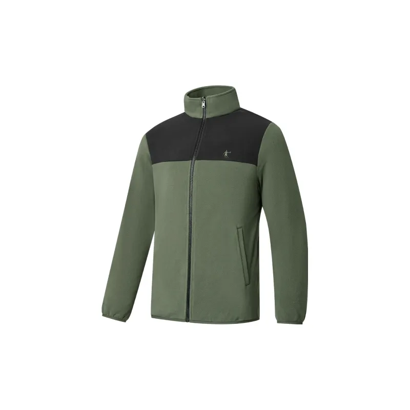 QIAODAN Mountain God Series Windbreaker Jackets Men Chalcedony Green-4