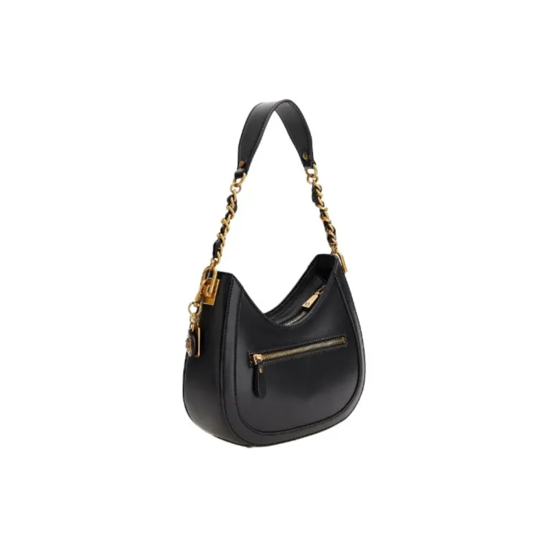 GUESS Imitation Leather Handbag Shoulder Bag Mini Women's Black-1