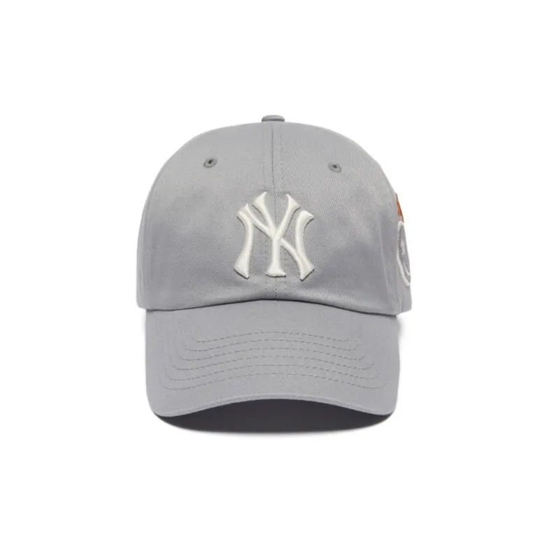 MLB Cotton Baseball Caps Unisex Silver Gray-0