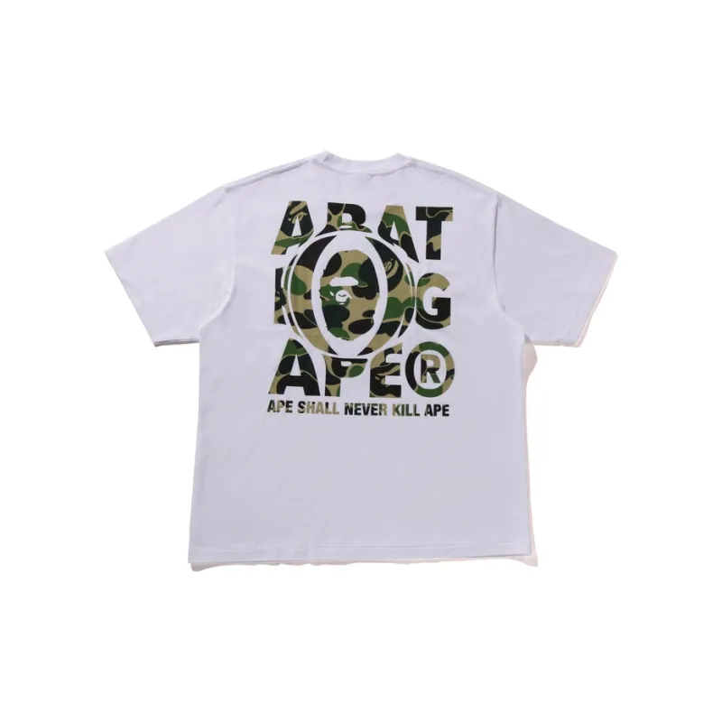 A BATHING APE Abc Camo Ape Head Relaxed Fit Tee-3