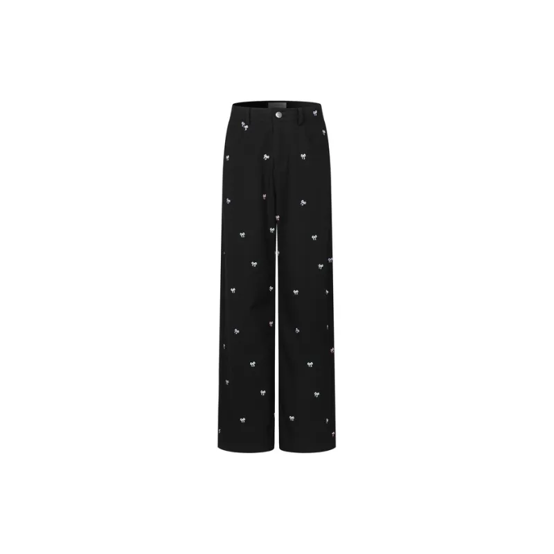 Three Quarters Casual Pants Women's Black-0