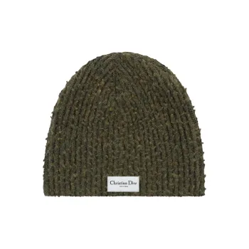 DIOR Logo Patch Beanie