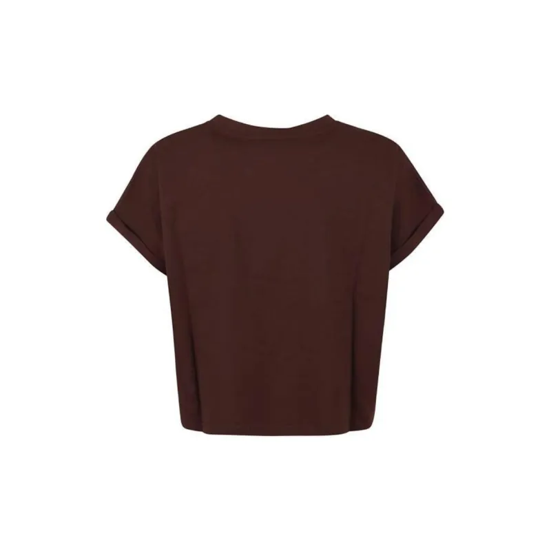 BALMAIN T-Shirts Women's Brown-1