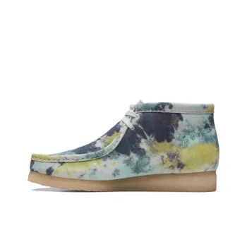 Clarks Originals Wallabee Boot Turquoise Tie Dye