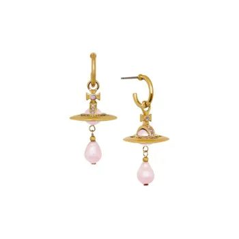 Vivienne Westwood Brass Earrings Women's Pink