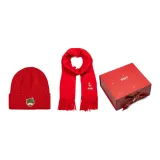 Red+Candy Canes Red Scarf