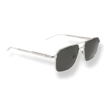MONTBLANC Logo plaque Square frame Sunglasses